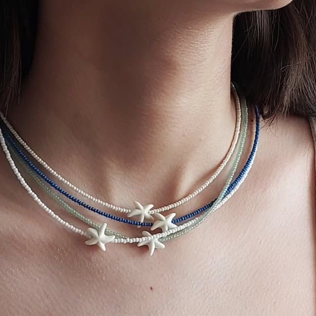 گردنبند منجوقی ستاره دریایی